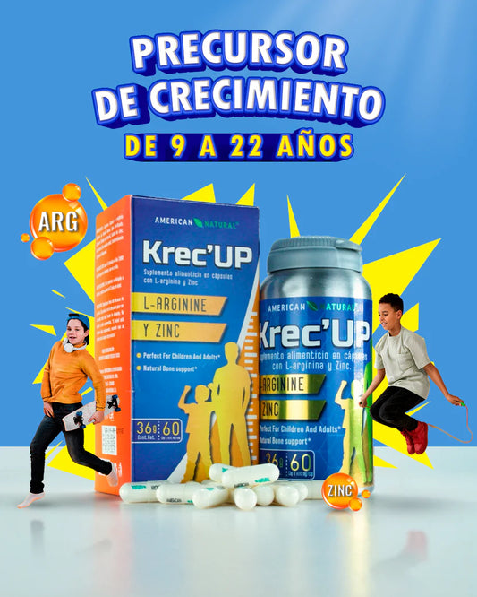 Krec Up -  Crescimiento Saludable para Tu Hijo 🏅 + Ebook Como Comer Sano REGALO 🎁